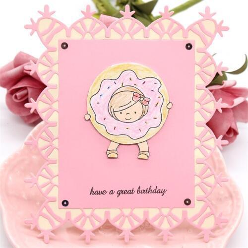 KSCRAFT Background Frame Metal Cutting Dies Stencils for DIY Scrapbooking/photo album Decorative Embossing DIY Cards