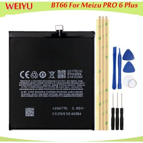 JRZ Meizu PRO 6 Plus Phone Batteries