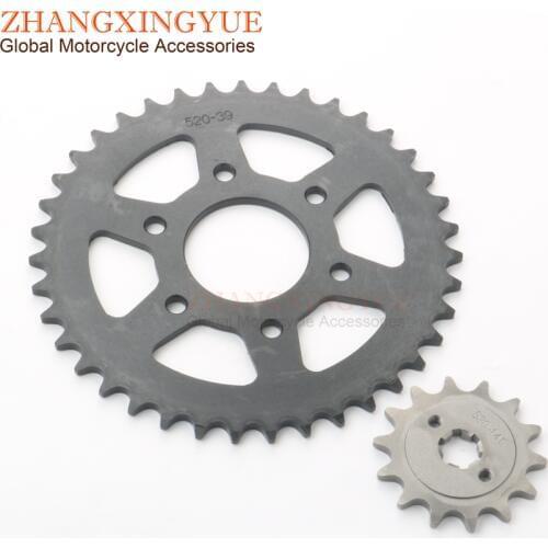 Motorcycle sprocket set BAJAJ PULSAR 200NS Rouser Rs 200 DV101048 520- 39T/14T