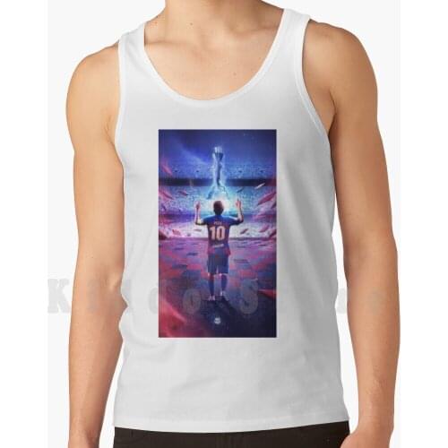 Lionel Tank Tops Vest Sleeveless Lionel Spain Ballon Dor Match Goal Football Soccer