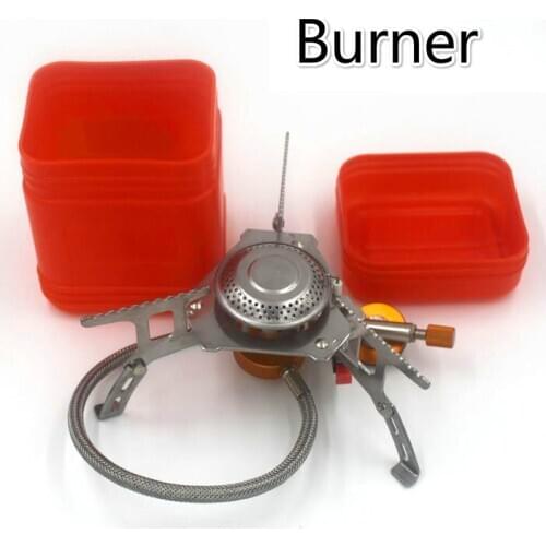 Outdoor Portable Windproof Alpine Stove Picnic Cooker Camping Cooking Butane Gas Split Type