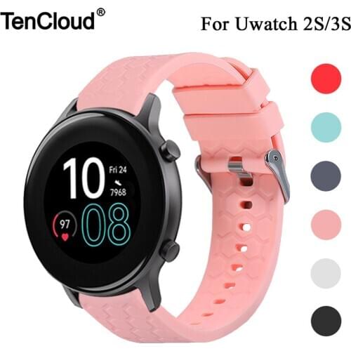 Replacement Band For Umidigi Uwatch 3S/2S Strap For Umidigi Urun S/Uwatch 2 Silicone Bracelet Watch Accessories Quick Fit Loop