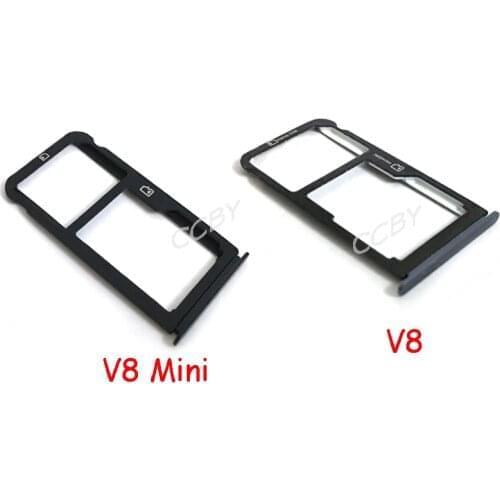 For ZTE Blade V8 / V8 Mini Sim Card Slot Tray Holder SD Card Reader Socket Replacement Part