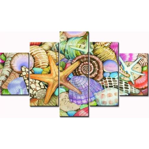 Diamond embroidery for sall diamond painting shell sea Cross Stitch full square drill Rhinestone diamond mosaic home decoration