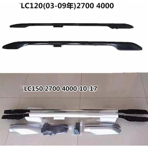 RQXR Car Roof rack Luggage Carrier bar Decorative for Toyota land cruiser LC200 4000 4600 5700 2003-2018