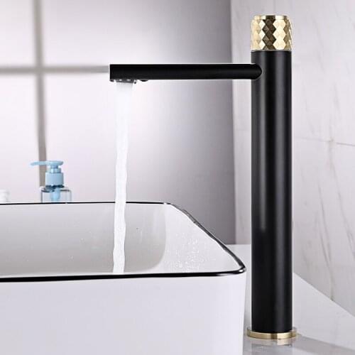 Bronze toilet faucet basin washing cold and hot faucets sink unique black assembled deck handle