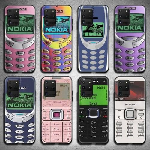 Nokia Aesthetic Retro Phone Case for Samsung S20 plus Ultra S6 S7 edge S8 S9 plus S10 5G lite 2020