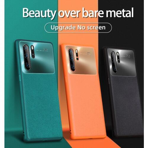 PC Case For Huawei P30 Pro Case Luxury Shockproof Bumper Back Case For Huawei P30 P40 pro Mate 20 30 pro Official Color