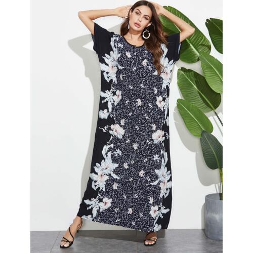 Cotton Muslim Abaya Dress Women Moroccan Kaftan Tunic Ramadan Islamic Clohing Big Swing A-line Loose Maxi Party Vestidos Caftan