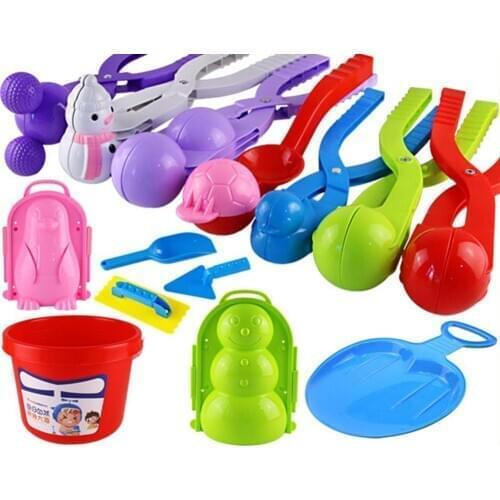 Winter Snowball Maker Sand Mold Tool Snow Ball Maker Funny Compact Snowballs Fight Outdoor Sport Snow-balls Toy