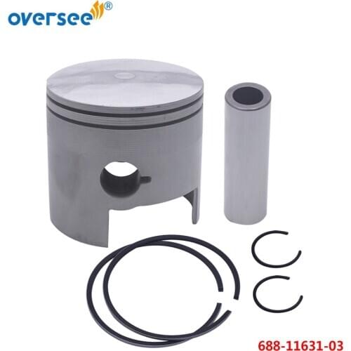 688-11631 Piston Kit With Piston Ring 688-11603 STD For Yamaha Outboard Parts 2T 75HP 85HP 90HP Parsun T85; 688-11631-03