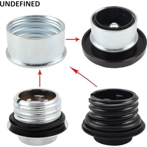 Motorcycle Fuel Tank Cap Modified Screws Conversion Nut Stainless Gas Cap Nut For Harley Sportster Dyna Softail Touring 96-21
