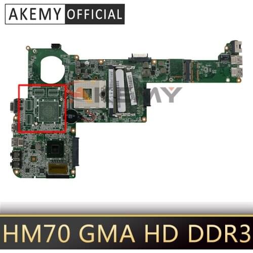 AKEMY A000175040 laptop motherboard for toshiba satellite L840 C845 DABY3CMB8E0 HM70 GMA HD DDR3 Free shipping