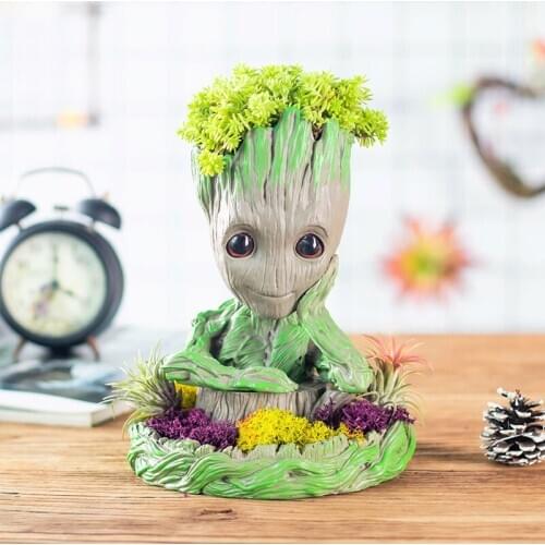 Cute Groot Home Office Desktop Decoration Storage Box Home Storage Storage Box Room Decorations Friend Gift