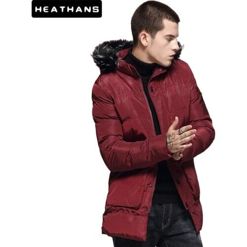 -20 Degree Mens Clothing Winter Parkas Jacket Hooded Warm Coat Casual Parka Men Thick Fur Collar Jackets Camouflage Parkas Male