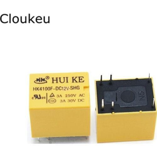 HK4100F-DC12V-SHG 12V 3A Relay DIP6