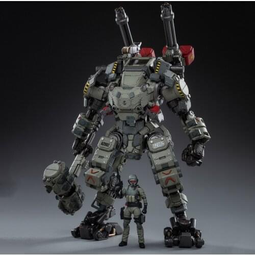 JOYTOY JT1064 1/25th Scale Steel Bone H02 Firepower Mecha （Gray-green
