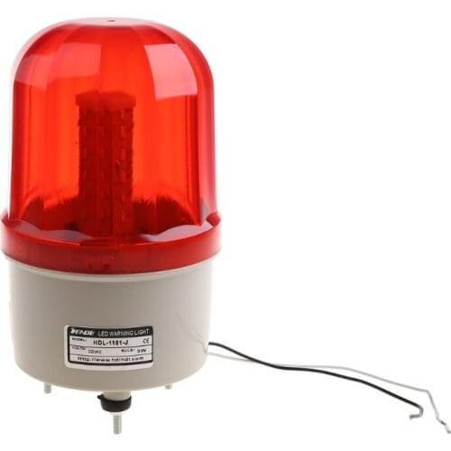 220V/12V/24V LED Alarm Light Warning Lamp Signal Buzzer Rotary Strobe Flash Siren Emergency Sound Illumination Hummer