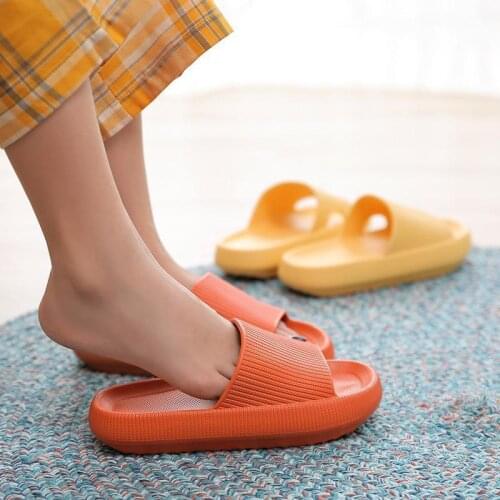 Universal Quick-drying Thickened Non-slip Sandals Thick Sole House Slippers Bathroom Footwear Summer Beach Sandal Slipper
