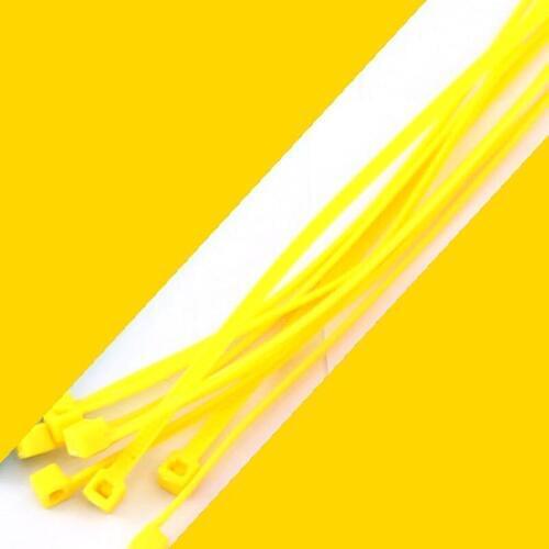 ESLOTH NL-100 Computer Cables Networking Tools Plastic Self-locking Yellow Nylon Cable Tie Seals Plastic Buckle Straps Tie Wire