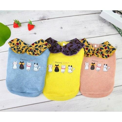 Small Dog Cat Knitted Sweater Kitten Puppy Knitting Crochet Winter Warm Clothes Apparel Party Christmas Turtleneck Pet Sweater