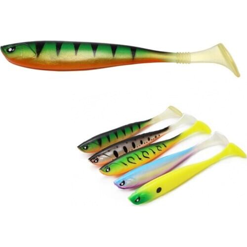 1pc 13cm Soft Baits Shad Soft Lure For Fishing Lure Bait T-tail Easy Shiner Smell Pike Glow Jigging Catfish Carp Rubber Wobblers