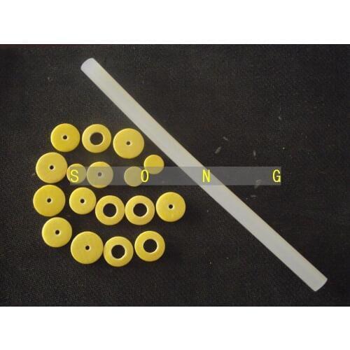 17 Open hole Flute pads +Pads Thermal energy Glue stick