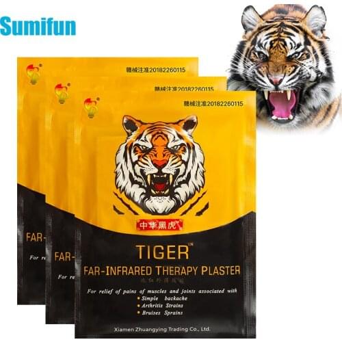 24pcs Tiger Balm Analgesic Patch Treat Rheumatoid Arthritis Neuralgia Muscle Joint Sprain Pain Relief Body Massage Plaster C2372