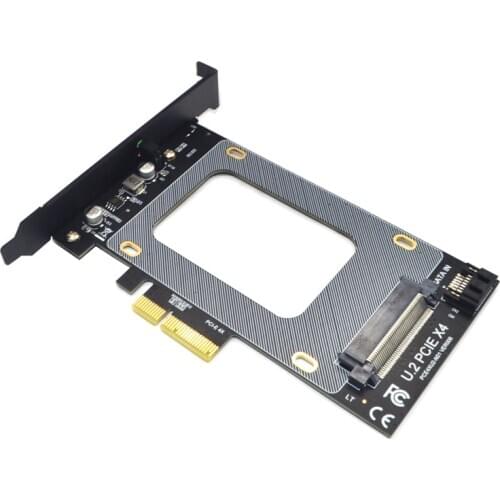 PCIE Riser PCI Express 3.0 X4 to U.2 SFF-8639 Adapter PCIe U2 SSD to PCI-E Expansion Card PCI Express x4 to 2.5" SATA Riser Card