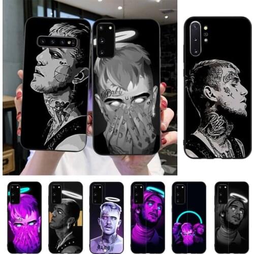Lil Peep Phone Case For Samsung S20 S10 S8 S9 Plus S7 S6 S5 Note10 Note9 S10lite