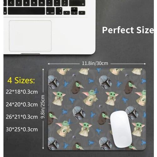 The Child Mouse Pad DIY Print The Child Frog Baby With Soup