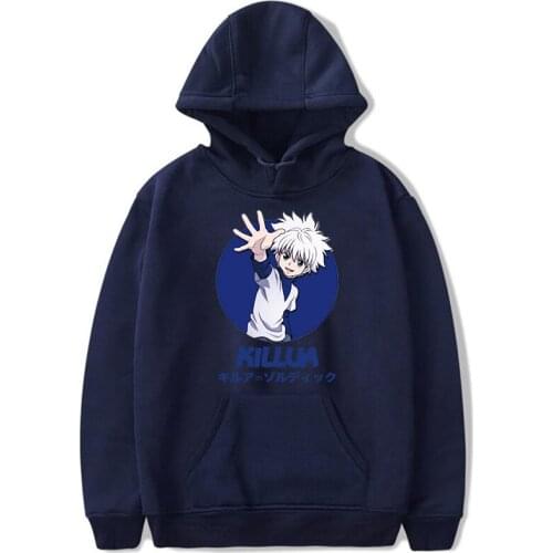 Hunter X Hunter Hoodies Harajuku Sweatshirts Killua Anime Hoodie Men Women Japanese Streetwear Pullover Autumn Winter Clothes