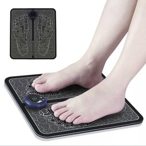 Feet Massager Mat Electric Physiotherapy Massage Cushion Improve Blood Circulation Relieve Ache Pain Health Care Foot Spa