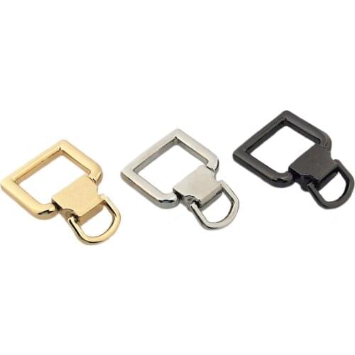 2pcs Metal Bag Side Edge Hang Buckle Fashion Durable Clip Clasp for DIY Leather Craft Bag Strap Belt Handle Shoulder Accessories