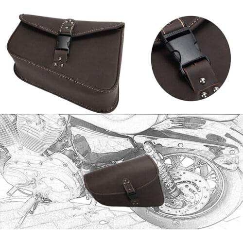 DERI 1PCS Motorcycle Left Side Saddlebag Saddle Bag motorcycle bags Luggage Bag Fits for Harley Sportster XL883 1200 Dyna