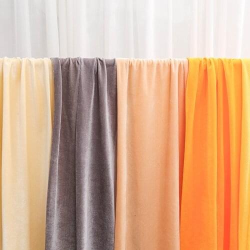 Soft Polyester Handmade Velvet Fabric Suit For Home Curtain Car Decoration Cloth And Sofa Cover TJ1158-3