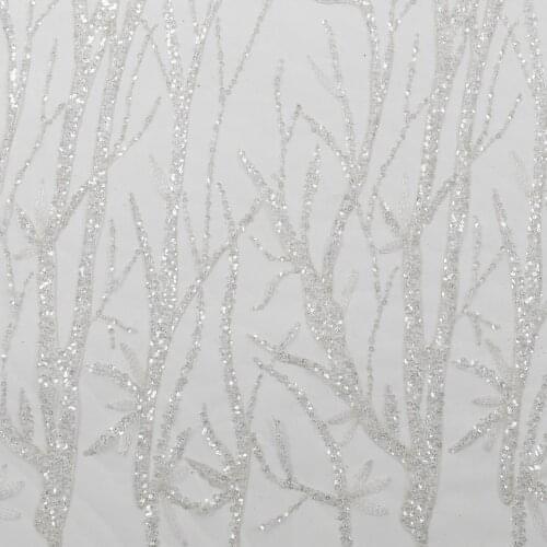 2021 new style embroidery mesh embroidery cloth three-dimensional flower lace fabric spring and summer sweet dress dress