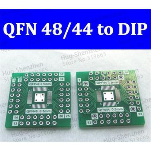 Wholesale 10pcs QFN44 to DIP44/QFP44 LQFP48 to DIP adapter converter