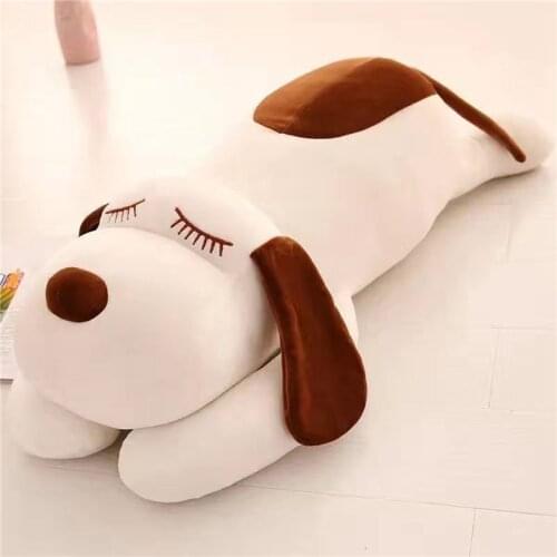 Cartoon Dog Shape Plush Toy Super Soft Stuffed Animal Doll Throw Pillow Children New Year Present Home Decoration