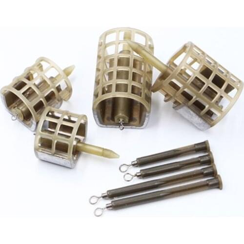 Fishing Feeder Bait Cage Hybrid Or Extra Distance Feeders & Lead Weights Fishing Tools Terminal Tackle Equipment Accessories