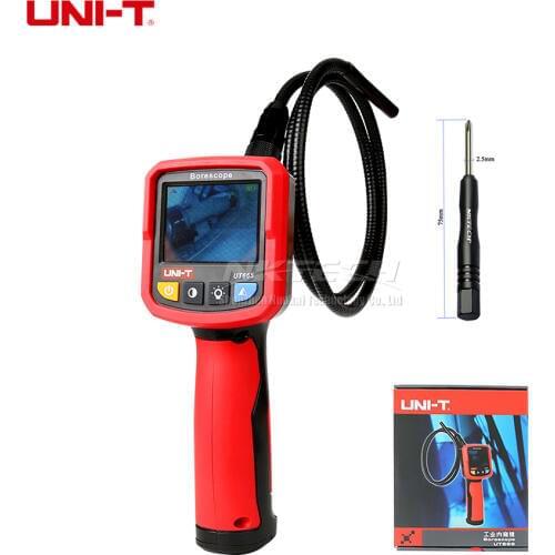 UNI-T UT665 Borescope Industrial Endoscope Waterproof Probe Automotive Overhaul Pipeline Vehicle Internal Detector Snake Camera