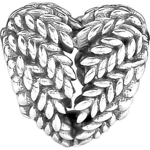 QANDOCCI 925 Sterling Silver Jewelry Icon of Nature Charm Original Beads Fits Bracelets For Jewelry Making