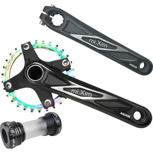 Bike Crankset, Narrow Wide Chainring 104BCD 32T 34T 36T 38T Bike Single
