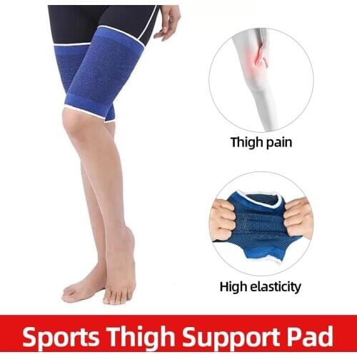 1pair Football Protect Thigh Sleeve Compression Leg Pads Cycling Leg warmers Running Sports Safety Soccer shinguards