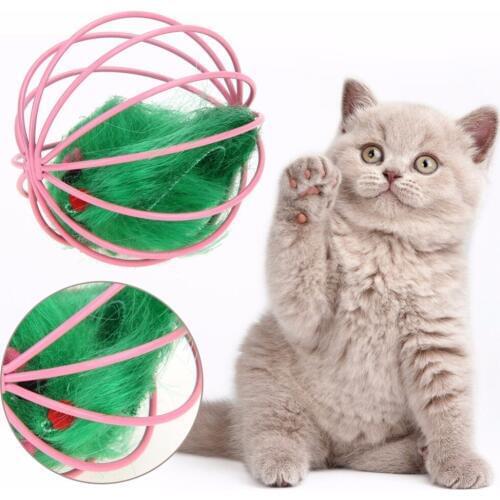 1Pc False Mouse Cat Toys Colorful Feather Mice Ball Funny Playing Interactive Toys For Cats Kitten Pet Supplies