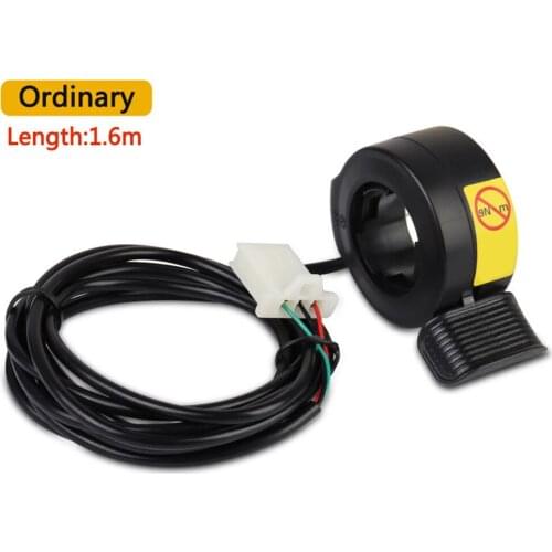 1Pcs Thumb Finger Trigger Throttle Fits For Electric Bike Ebike Scooter Black Durable For E-Bike To Control The Throttle