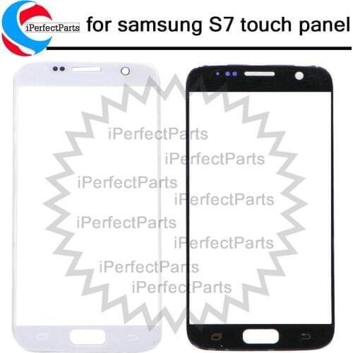 10pcs Tools +100% New Touch Screen For Samsung S7 G930 Glass Capacitive Sensor For Samsung S7 G930F Touch Screen panel Black