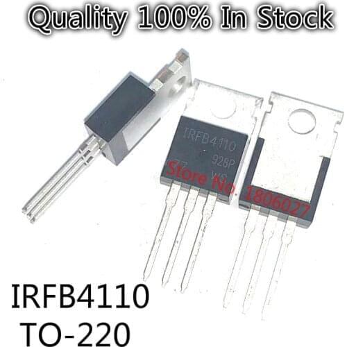 10PCS/LOT IRFB4110PBF IRFB4110 TO220 B4110 TO-22 0 MOS FET Transistor In Stock