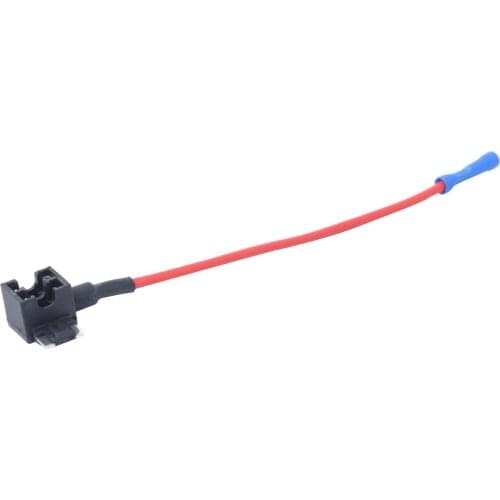 12x Car Mini Blade Fuse Add-a-circuit Holder With 5 10 15 20 25 30A Fuses