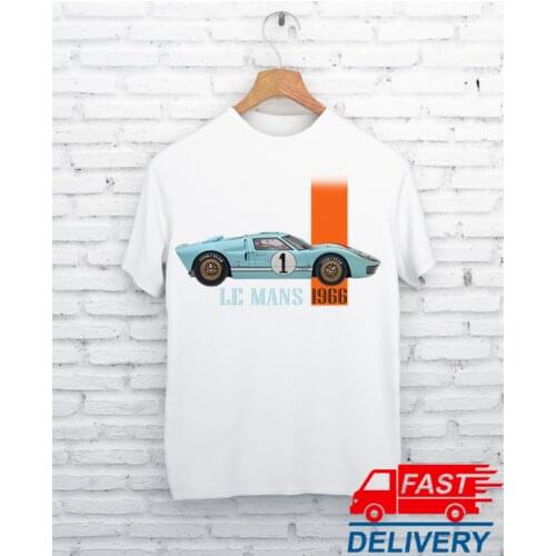 1966 Lemans 24 Hours Race Gt40 # 1 T-Shirt Ken Miles Movie